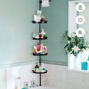New in box! 4 tier rustproof adjustable shower caddy or plant stand